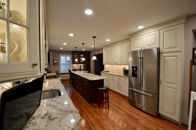 Quality kitchen remodeling project from SAH builders in Voorhees NJ