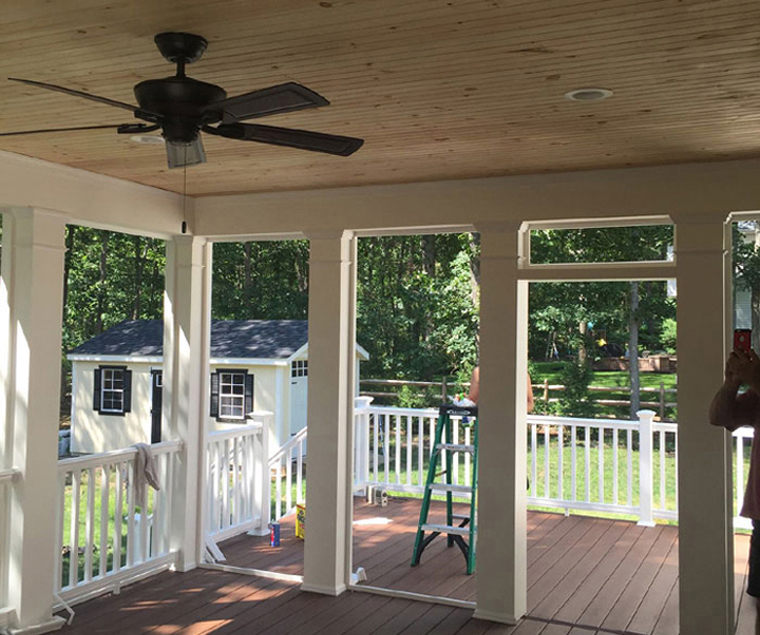 Marlton NJ New Wood Porch