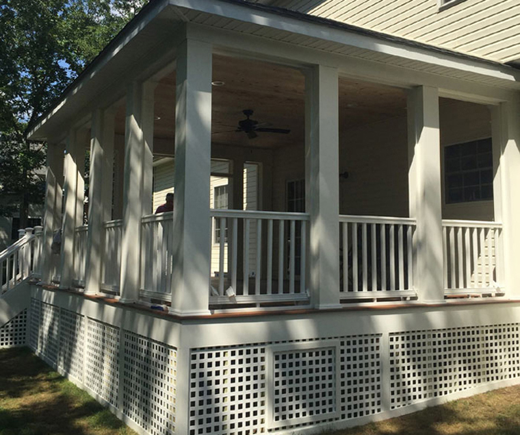 Marlton NJ New Wood Porch